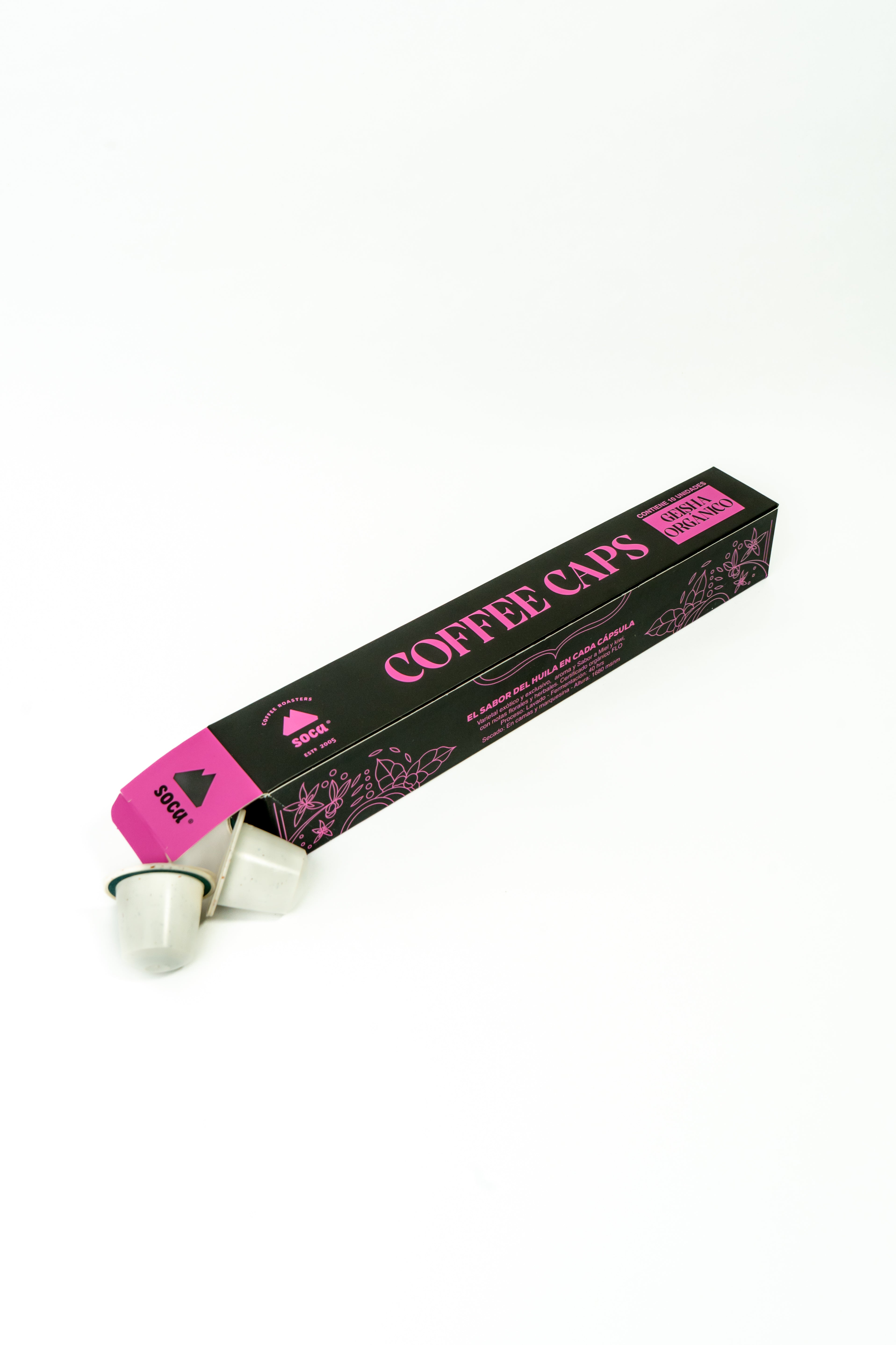 Soca Organic Geisha Coffee Capsules x 10 units