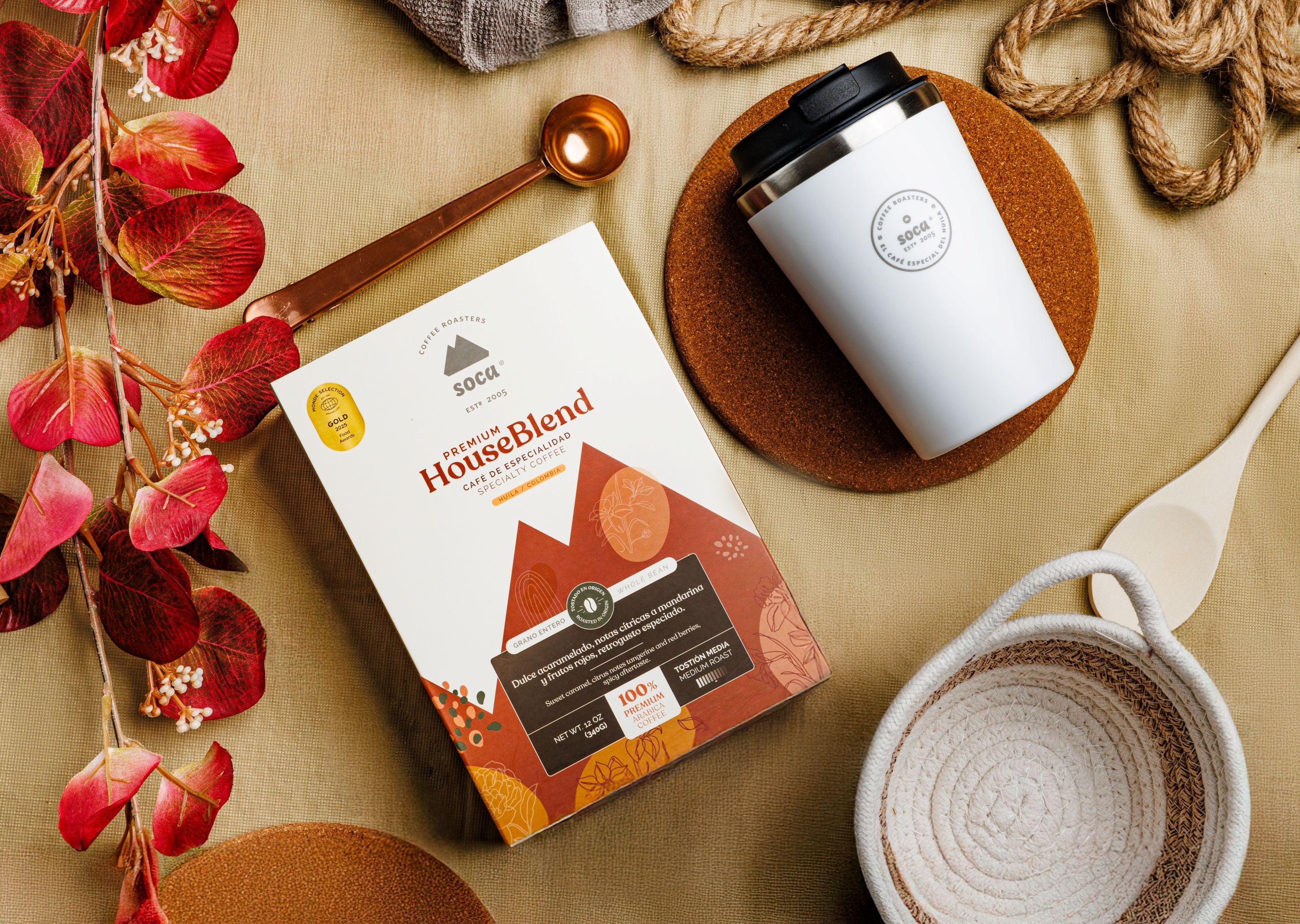 House Blend Kit + coffee mug + spoon