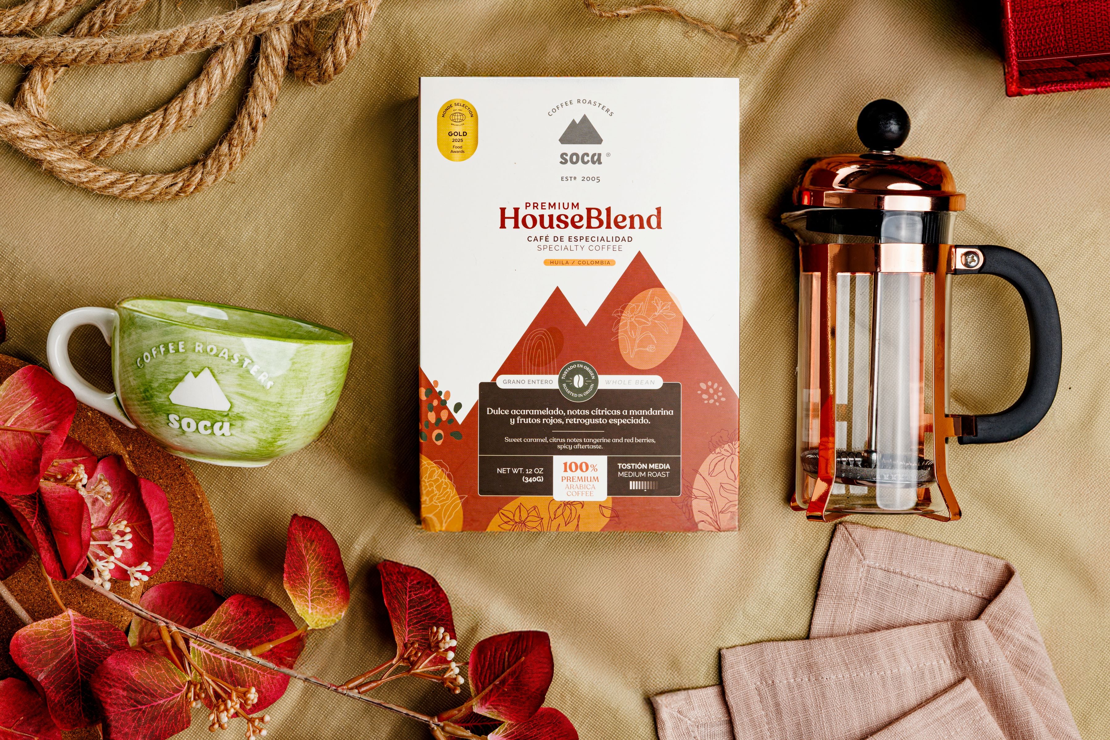 House Blend Kit + cup + press