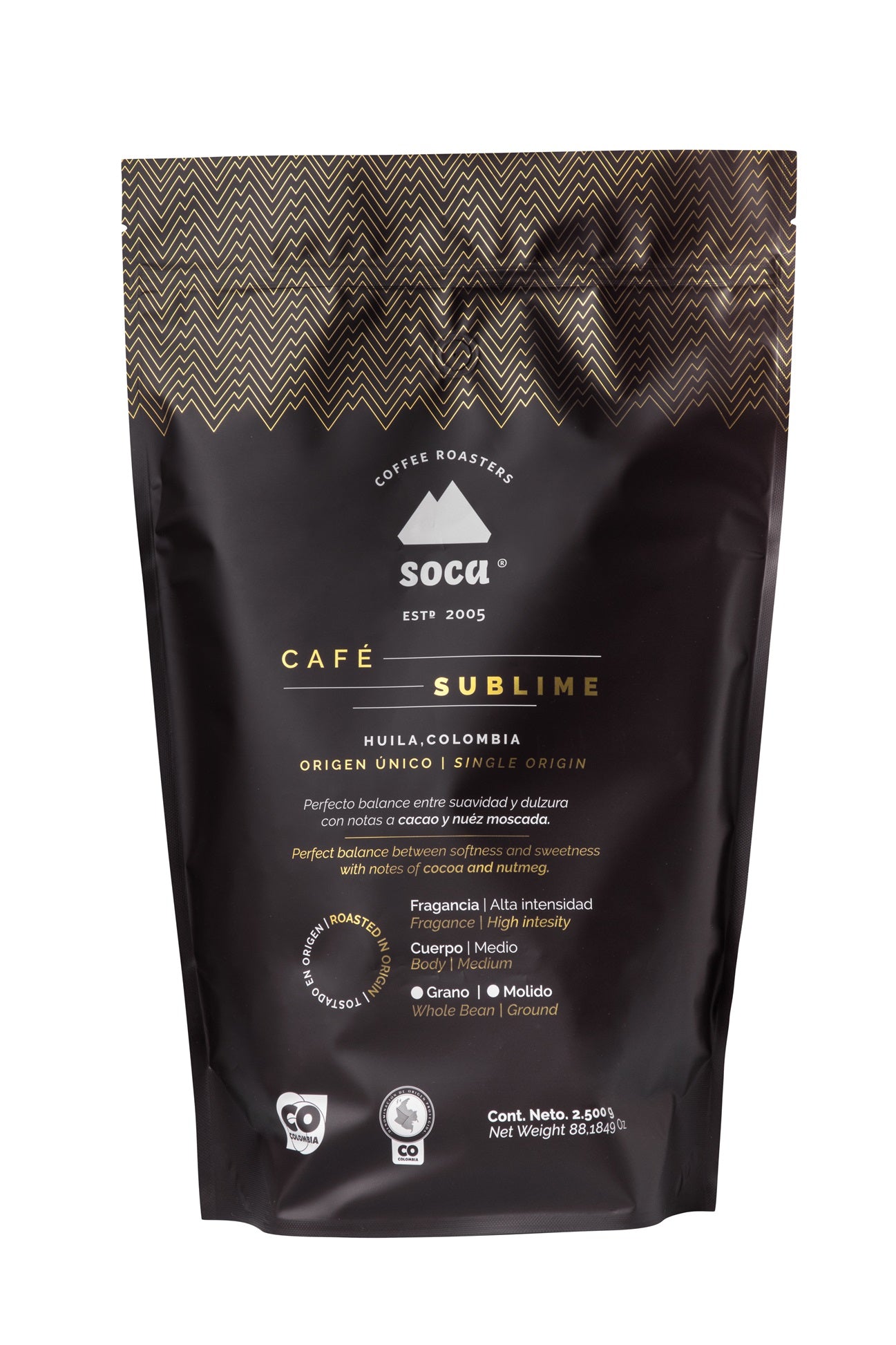 Soca Sublime Coffee 2500 Gr