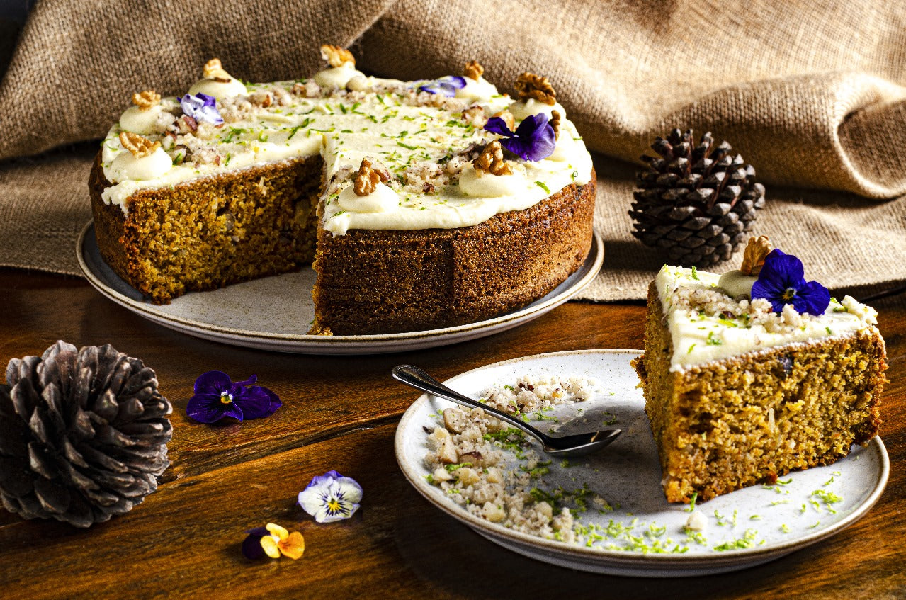 Torta de Zanahoria y Nueces 10 Porciones